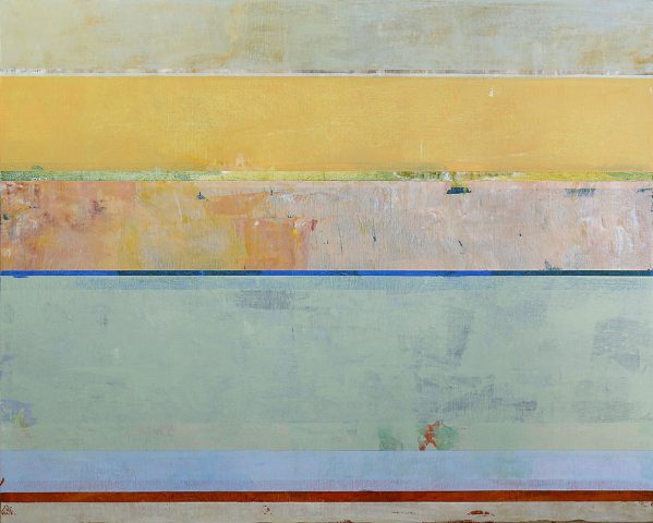 How the West Was Won, Part 2, 2016, acrylic on linen, 48" x 60" by Clay Johnson