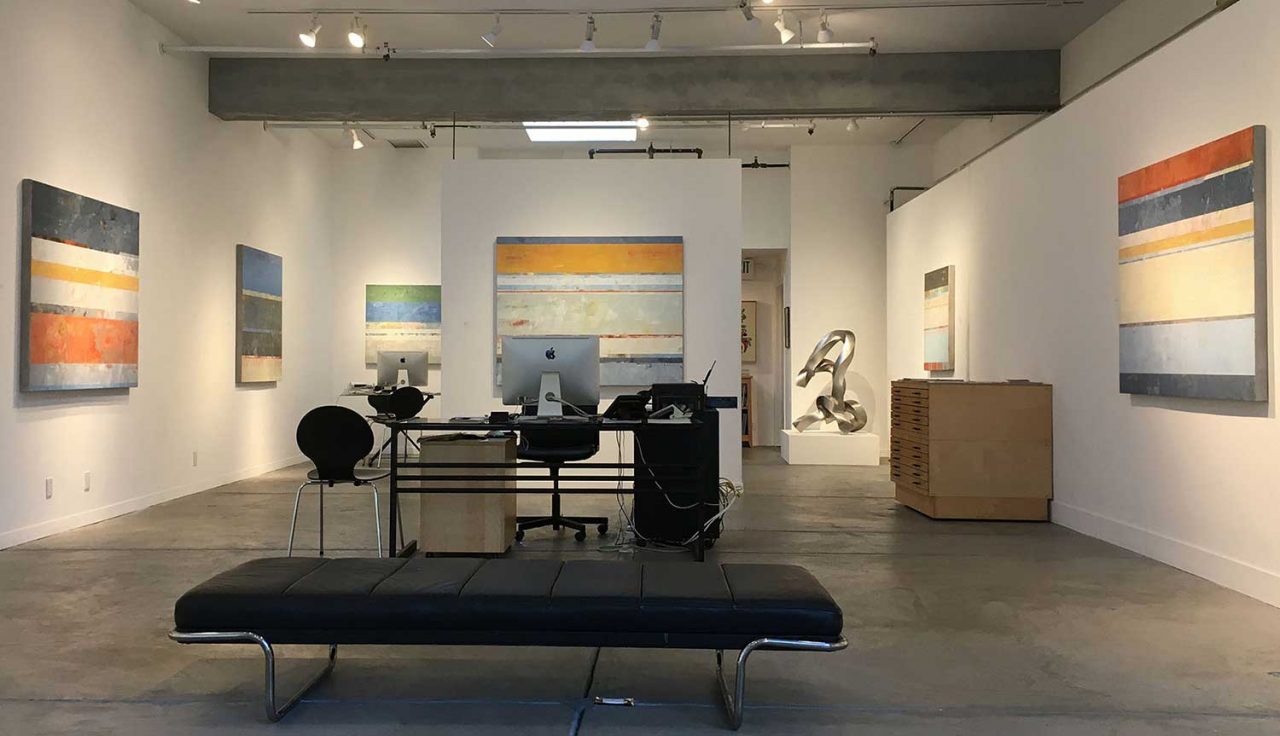 Installation view of solo exhibition at Kim Eagles-Smith Gallery