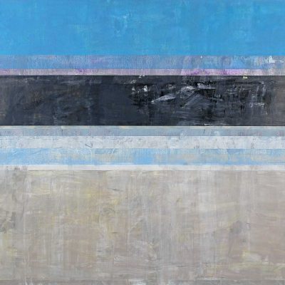 All For One, 2018, acrylic on wood panel, 48"x60" by Clay Johnson