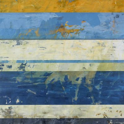 Now and Again, 2022, acrylic on linen, 48" x 60" by Clay Johnson