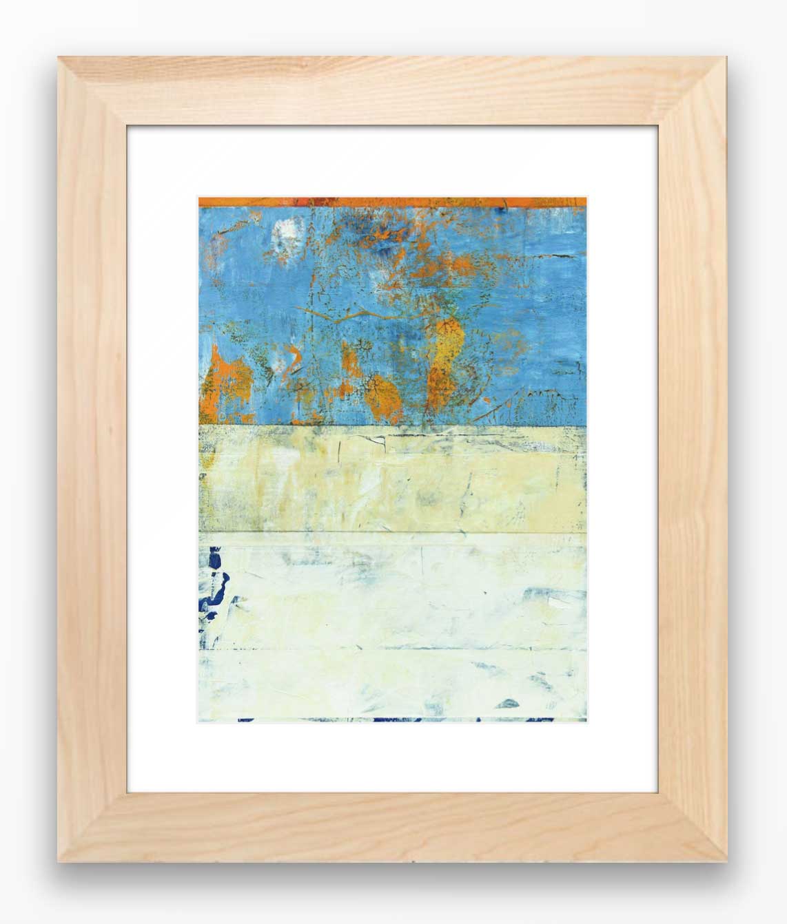 VSP #1, 2025, acrylic on paper, 7" x 5", by Clay Johnson