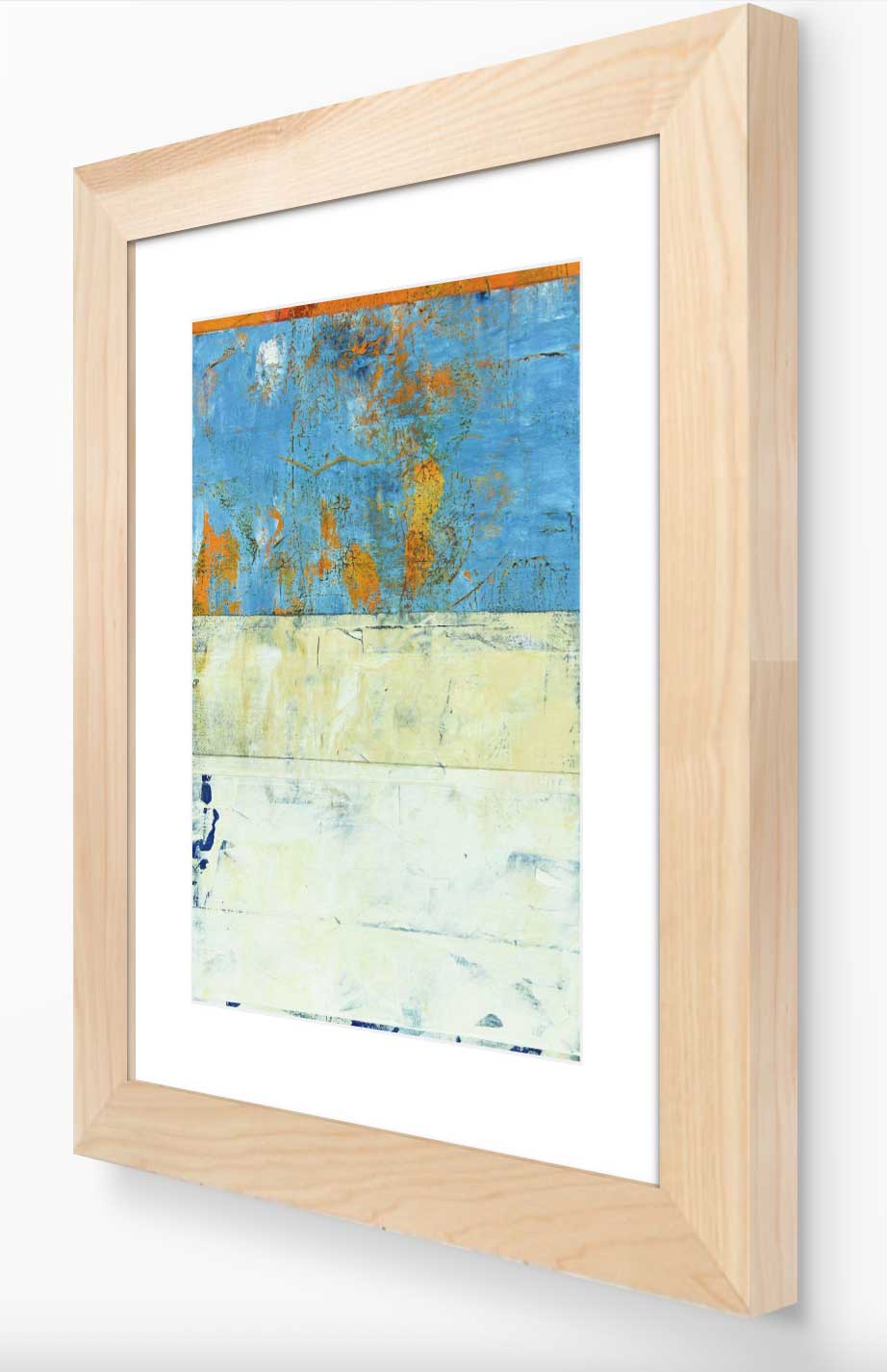 VSP #1, 2025, acrylic on paper, 7" x 5", by Clay Johnson