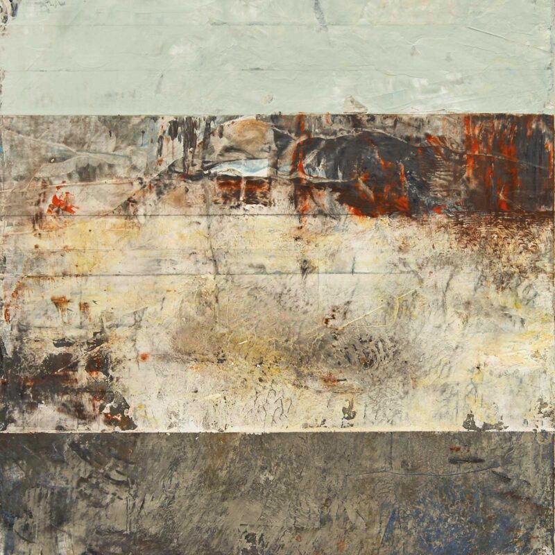 VSP #8, 2025, acrylic on paper, 7" x 5", by Clay Johnson