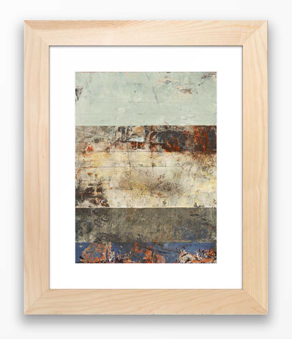 VSP #8, 2025, acrylic on paper, 7" x 5", by Clay Johnson