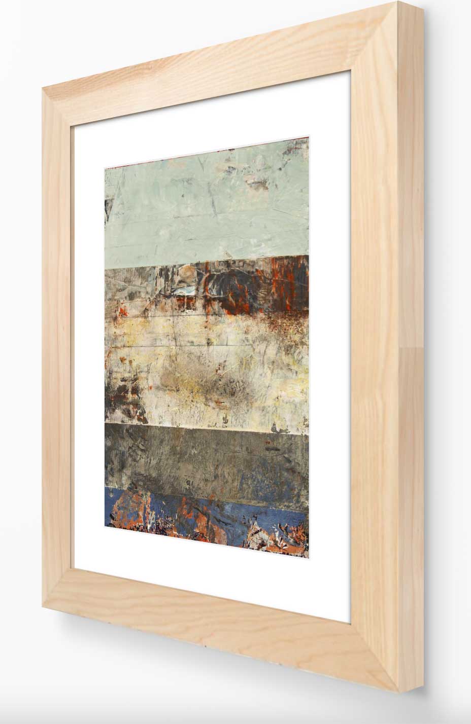 VSP #8, 2025, acrylic on paper, 7" x 5", by Clay Johnson